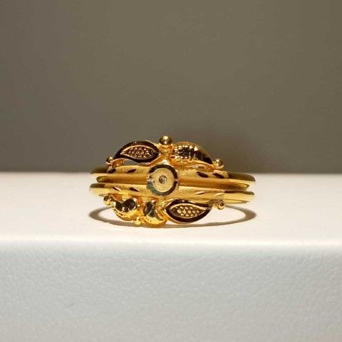 22K Gold Kalkatti Ladies Ring