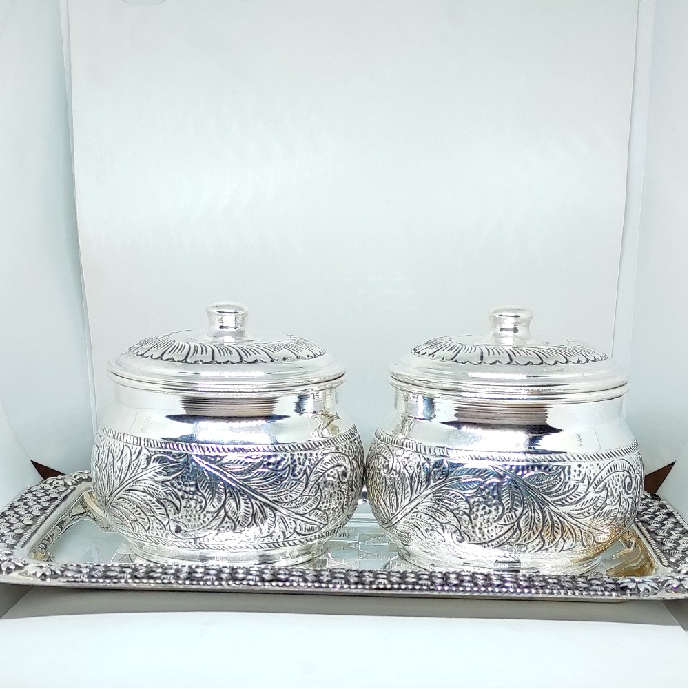 Antique Silver Bowl Set