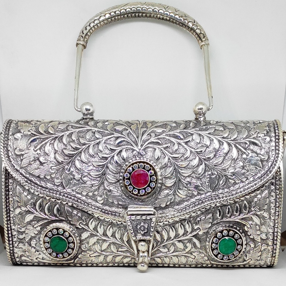 Antique Silver Fancy Pouche ( Purse)