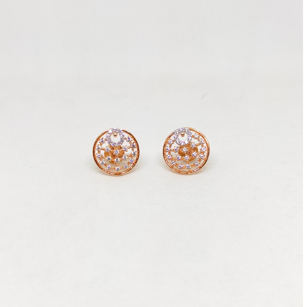 18K Rose Gold Round Shape Tops