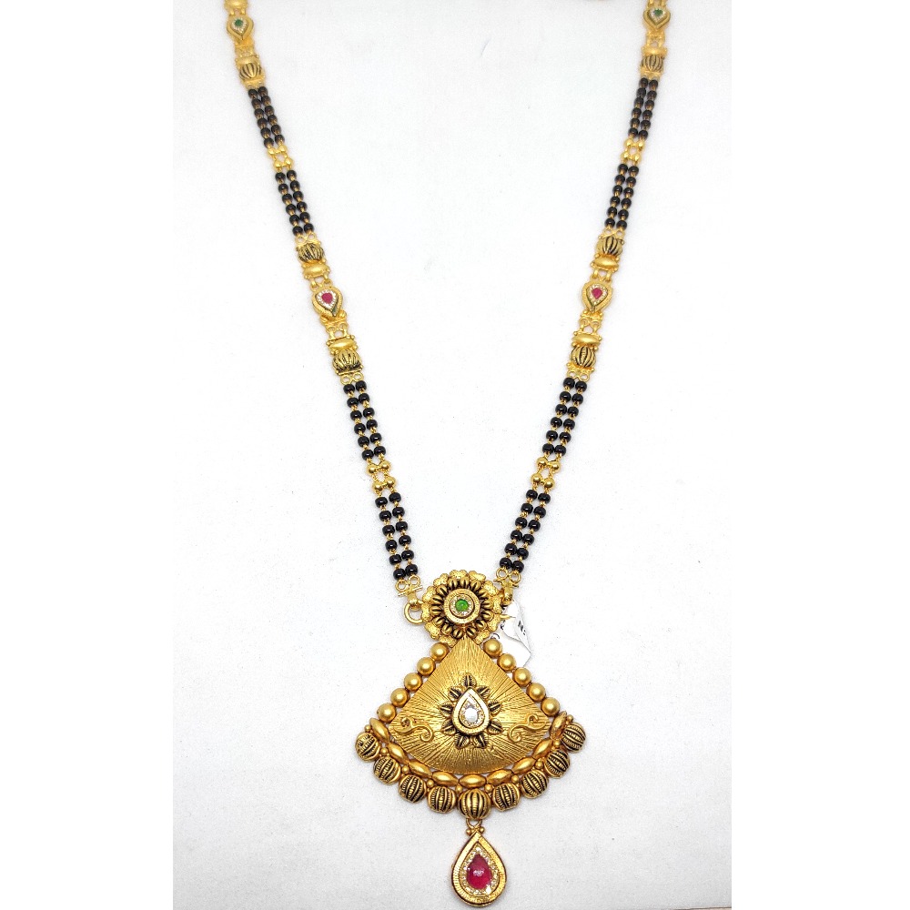 916 Gold Antique long mangalsutra