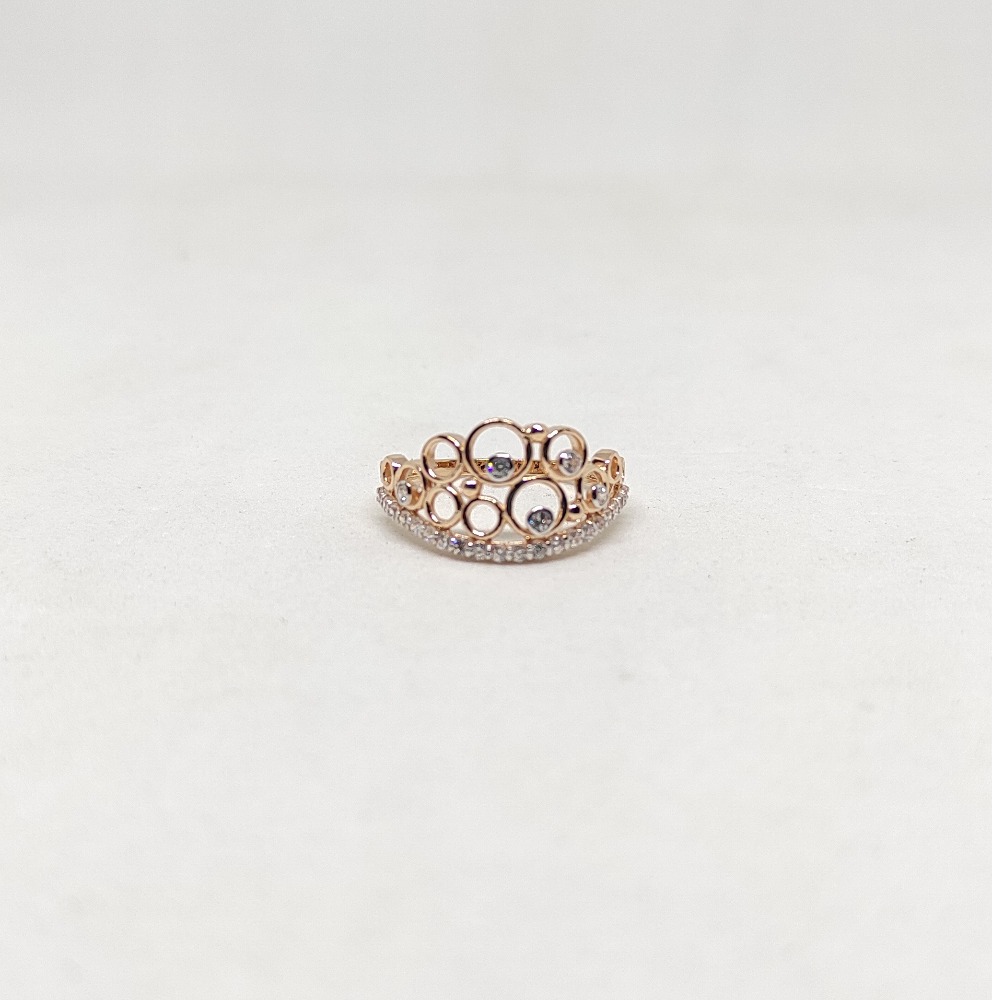 18k Rose gold engagement ring