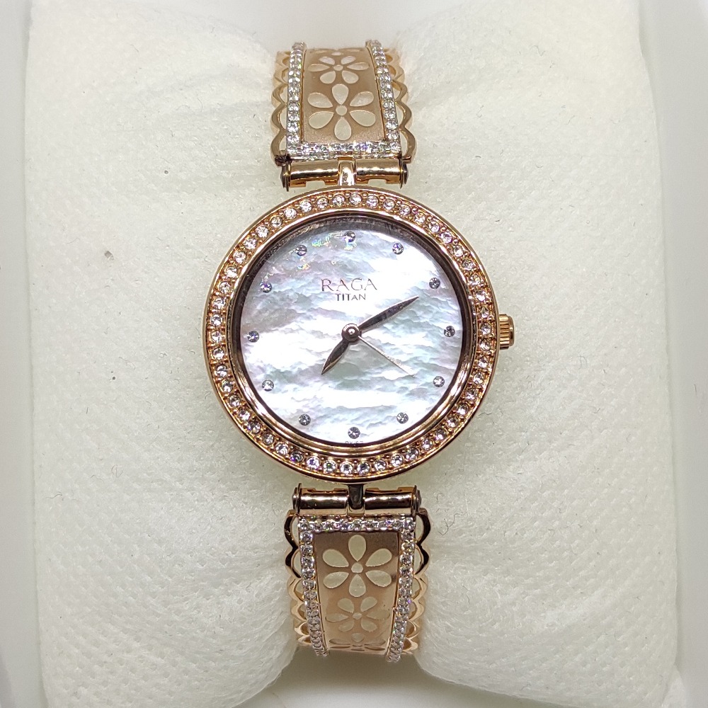 Rose Gold CZ watch
