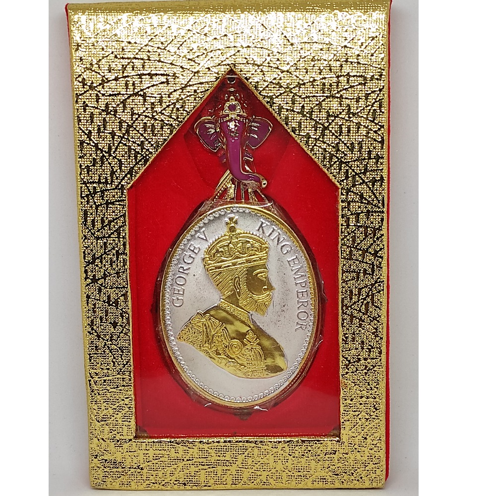999 silver Two tone king coin