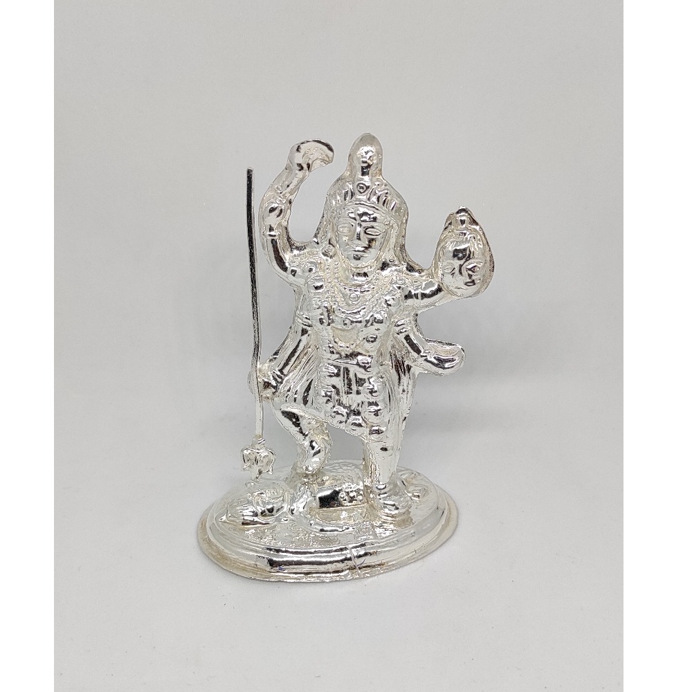 Silver goddess Mahakaliji Murti