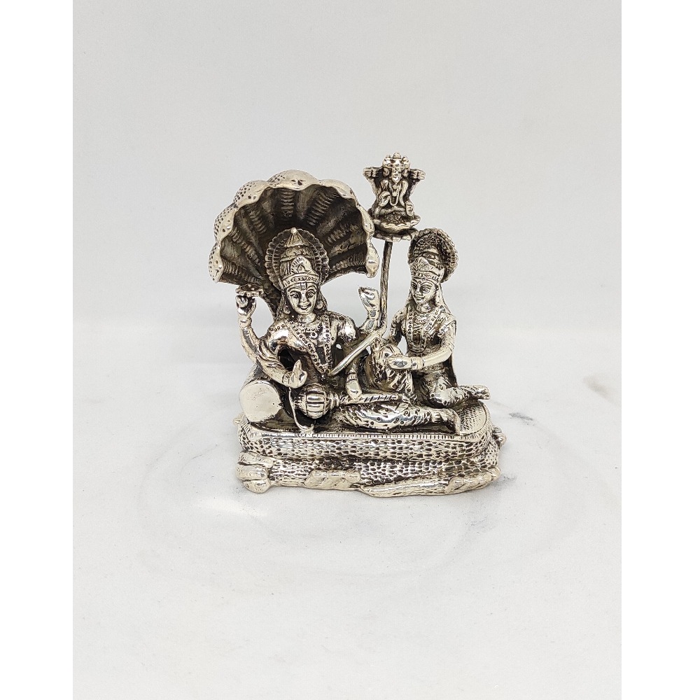 Antique silver Lord Vishnuji and Lakshmiji