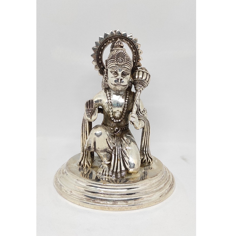 Antique silver God Hanumanji