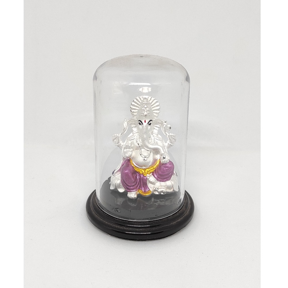 Silver Ganeshji Idol