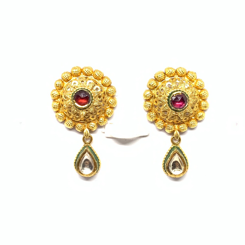 Designer Gold Earrings