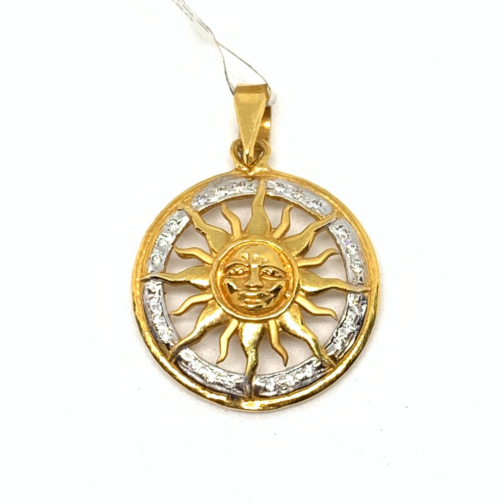 Designer Gold Pendant