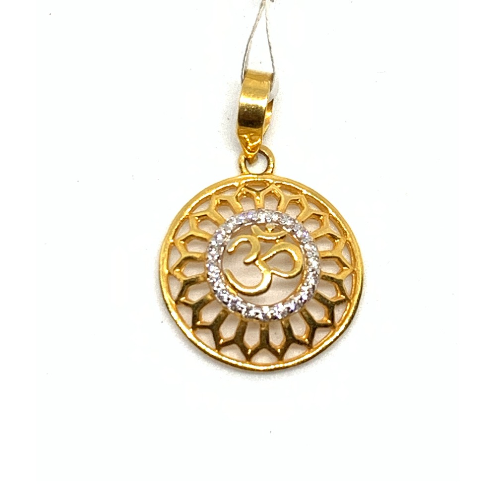 Designer Gold Pendant