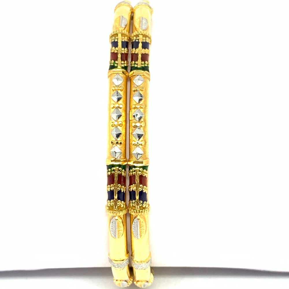 Designer Gold Copper Bangles