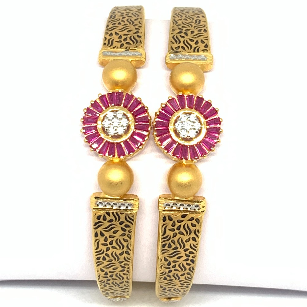 Designer Gold Copper Bangles