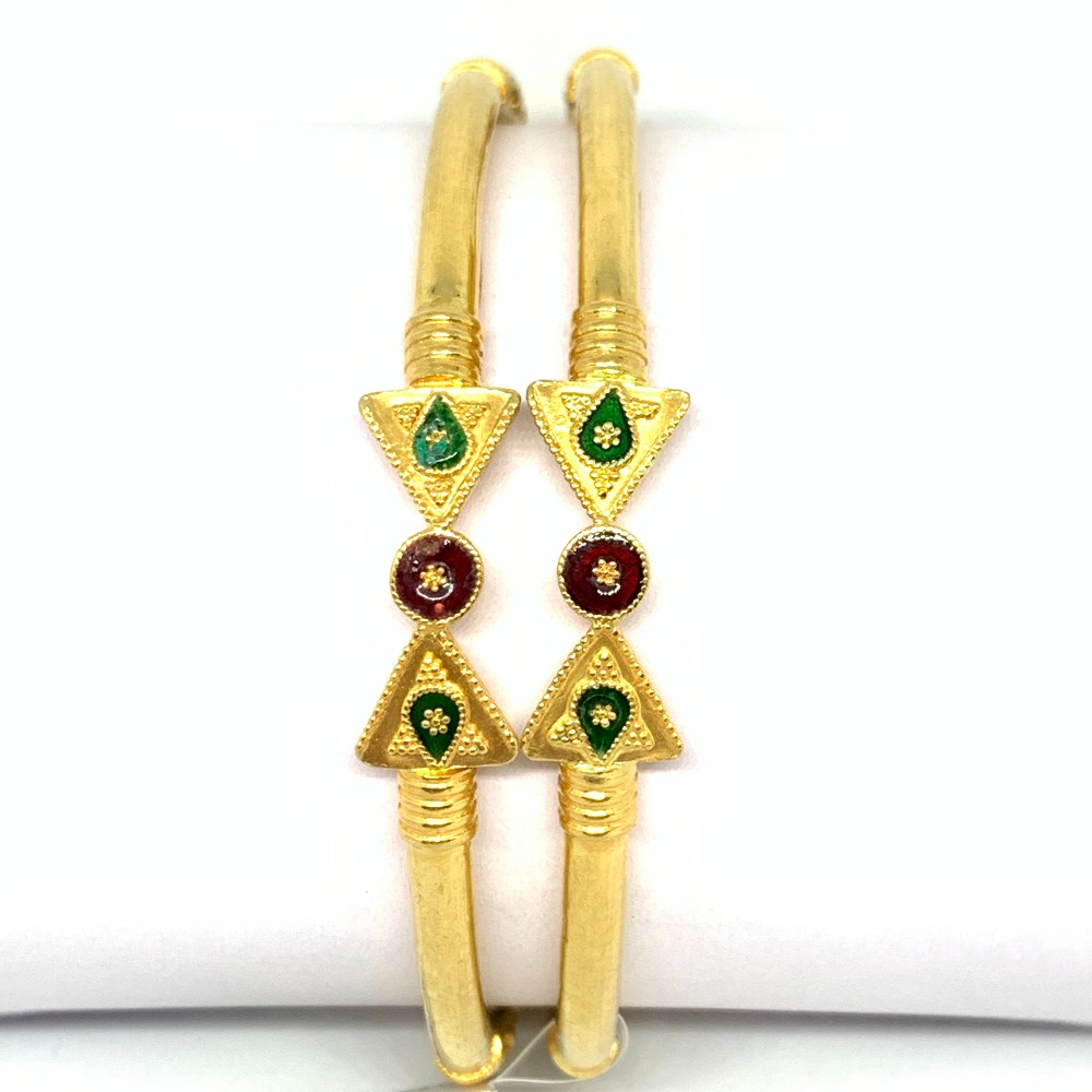 Designer Gold Copper Bangles