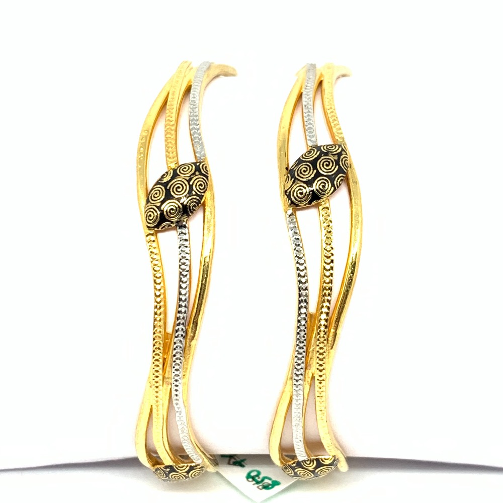 Designer Gold Copper Bangles