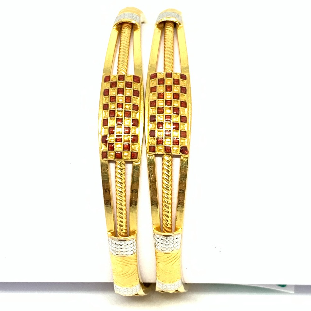 Designer Gold Copper Bangles