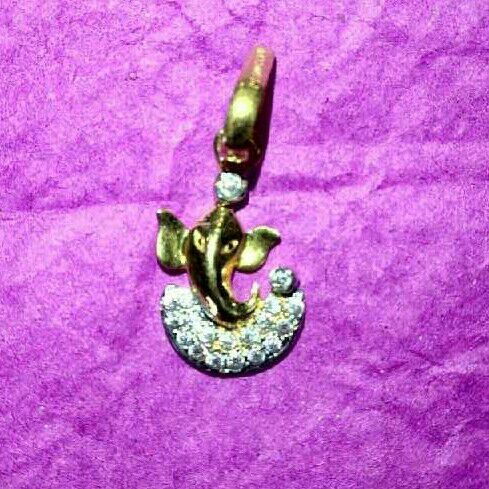 Designer Yellow Ladies Pendant