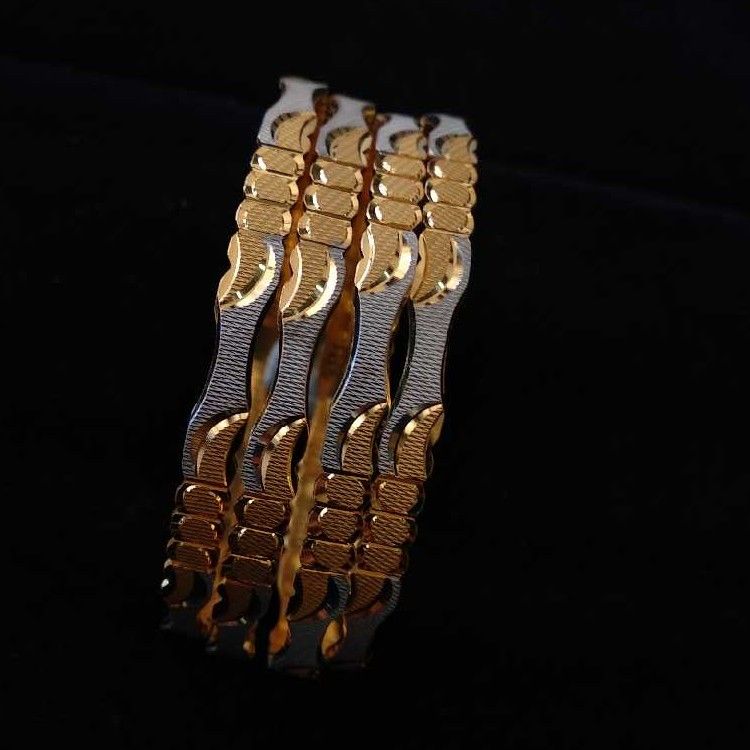 22KT Gold Ladies Machine Cut Designer Bangles