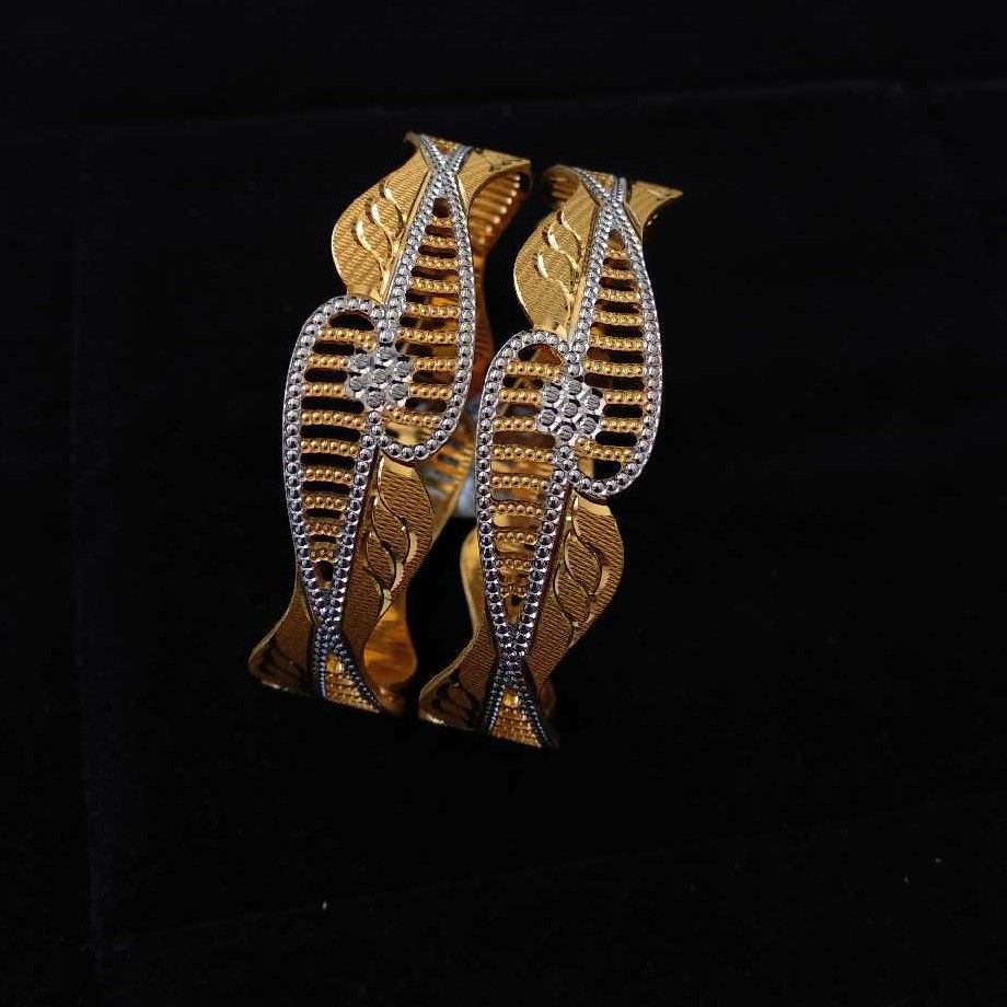 916 Gold Indian Modern Stylish Bangles