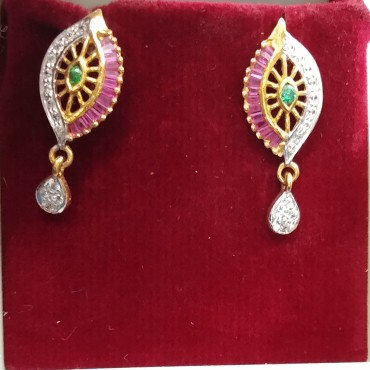 916 Gold hallmarked Earring TJ4956