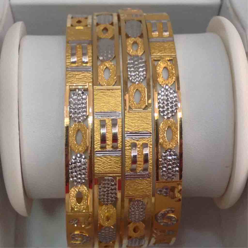 916 Gold 4PCs bangle Set