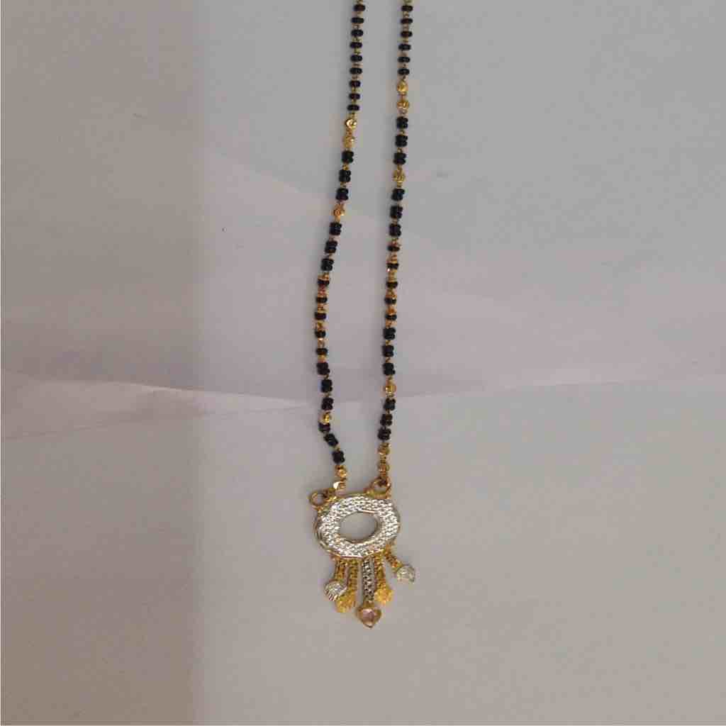 916 Gold Black Beads Mangalsutra