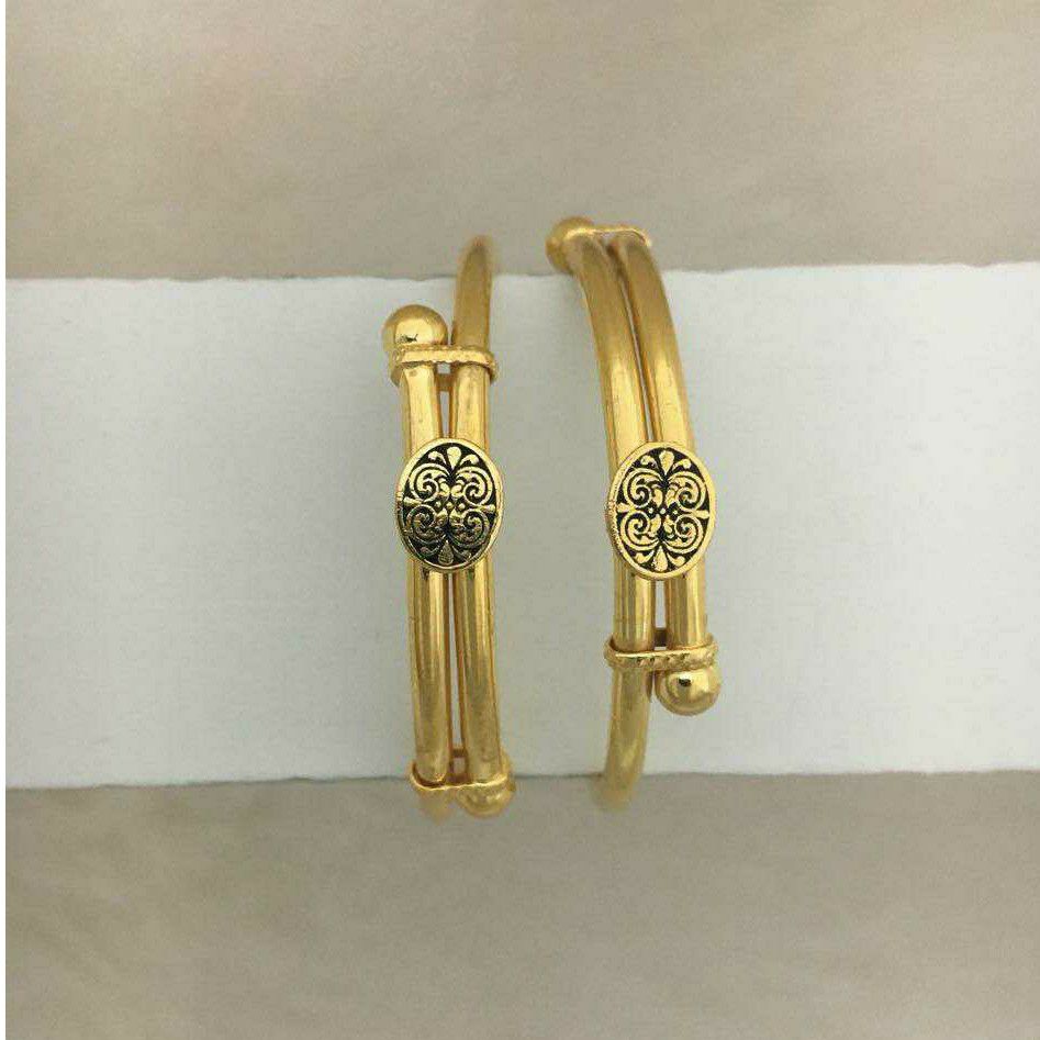 22ct Gold Fancy Kids Baccha Copper Kadli (Gabha Kadli)