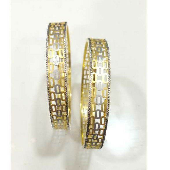 SJ036 Gold Fancy Patla Bangle In Kadli