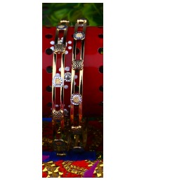 22KT Gold Ladies Designer Copper Kadli(Gabha Kadli)