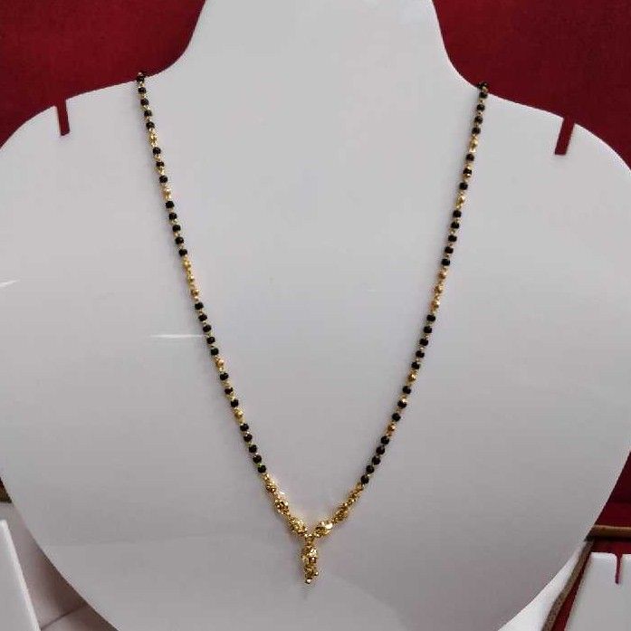 916 Gold  Dokiya Style Mangalsutra Single Line