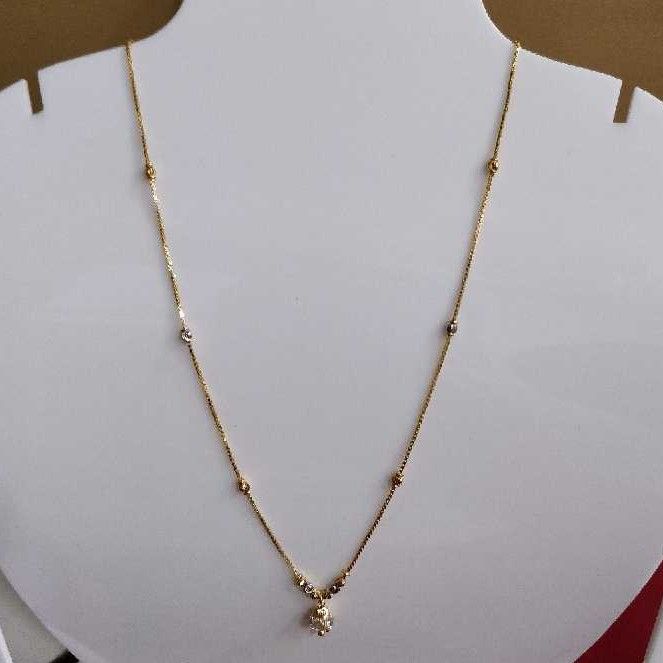 22kt/916 Attractive Single Line Gold Dokiya