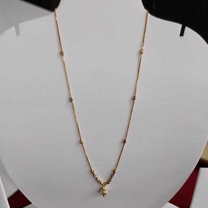 22kt/916 Single Line Jhoomar Gold Dokiya