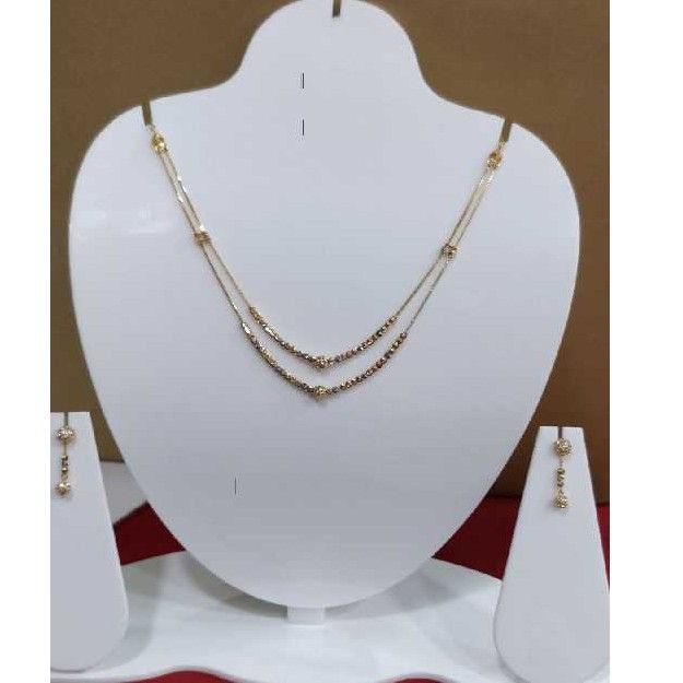 22KT Gold Multi Chains Ladies Dokiya