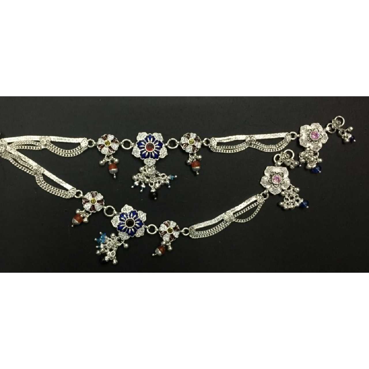 Fancy Silver Payal