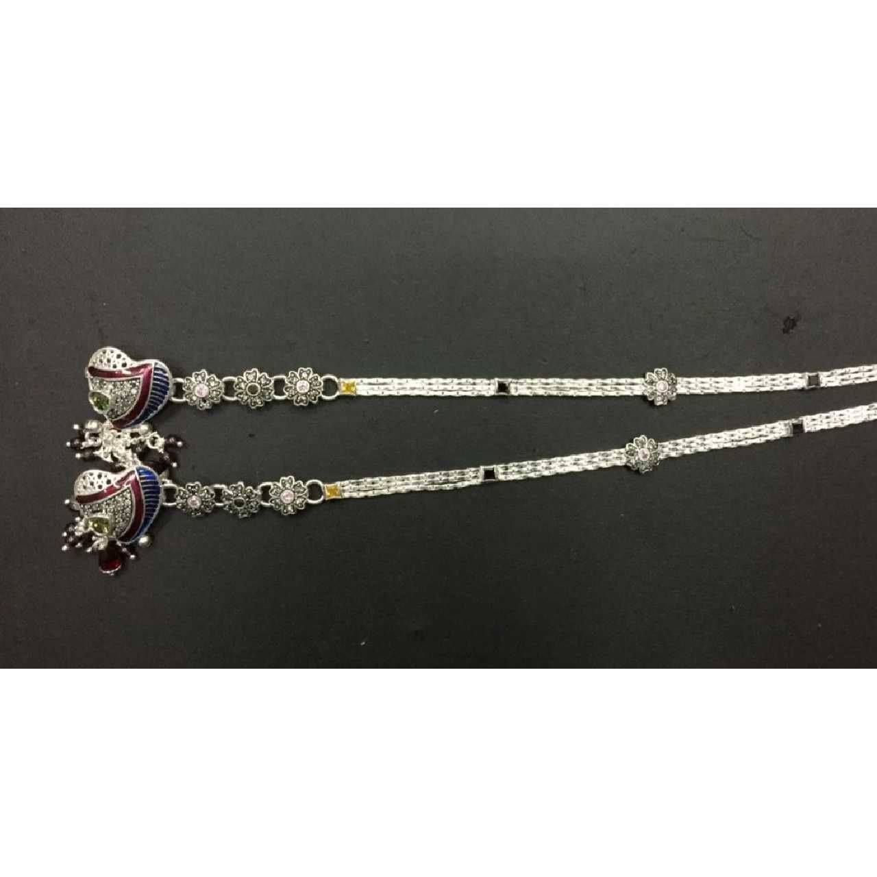 Fancy Silver Payal