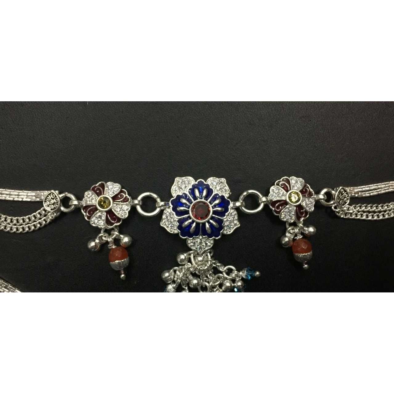 Fancy Silver Payal