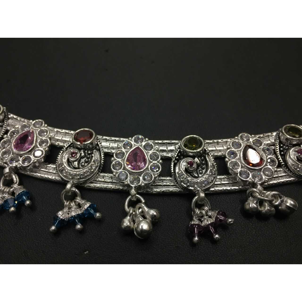 Fancy Silver Payal