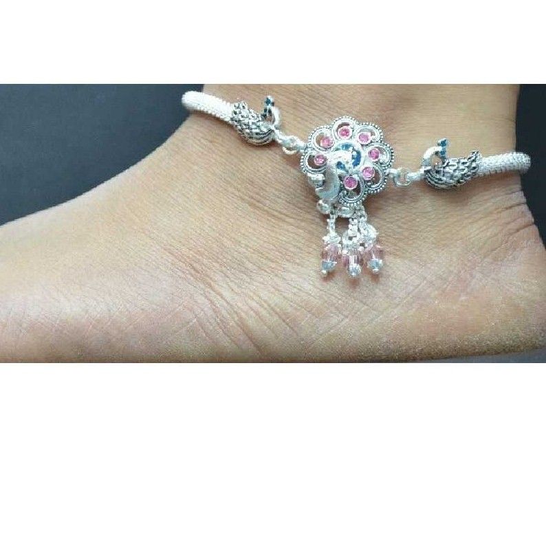 Fancy Silver Payal