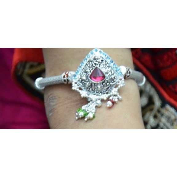 Fancy Silver Payal