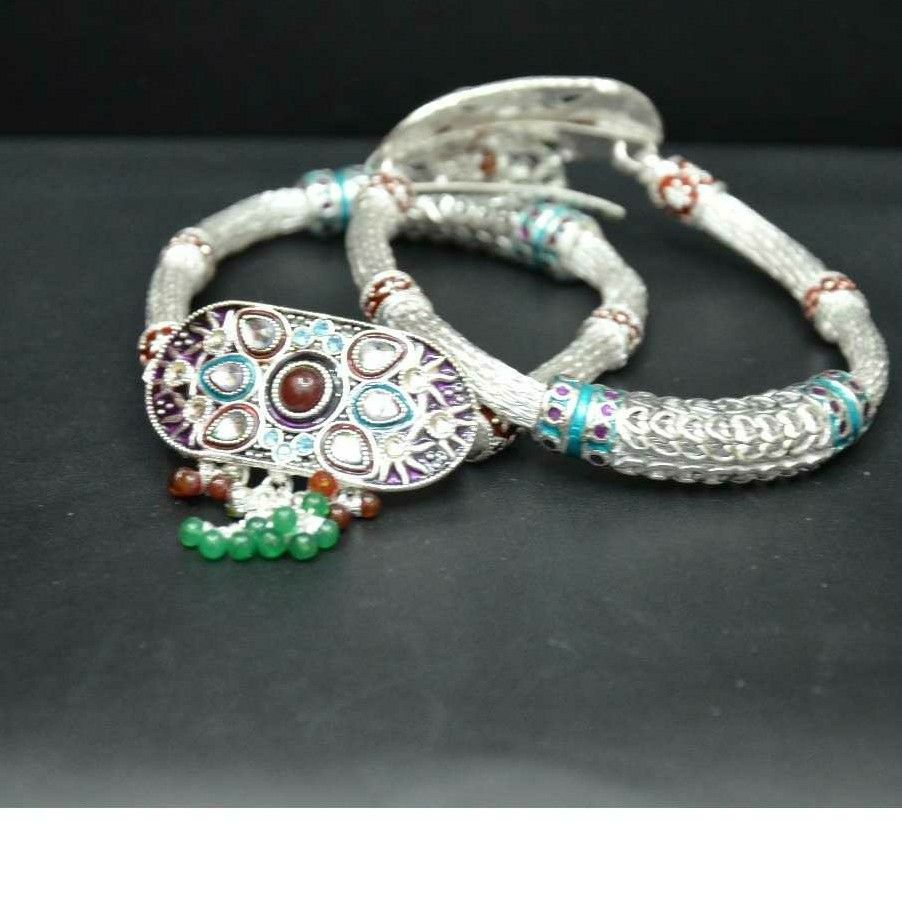Fancy Silver Payal