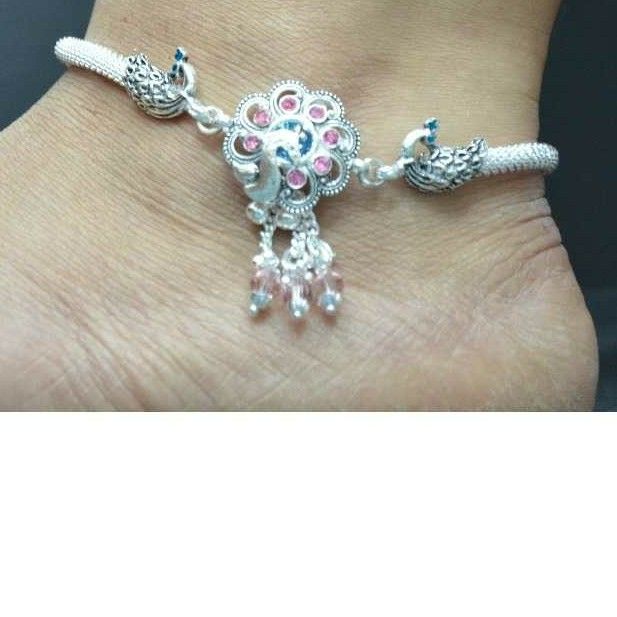 Fancy Silver Payal