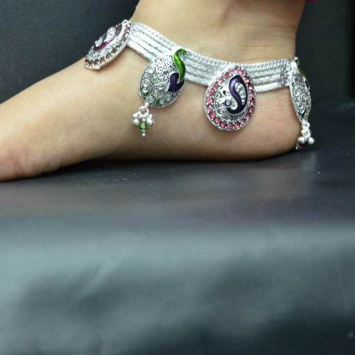 Silver Fancy Payal