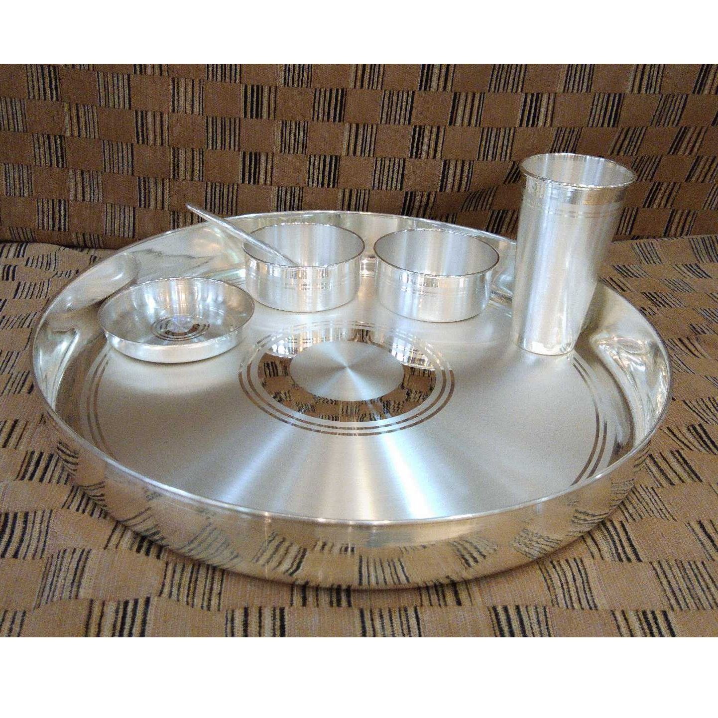 Silver Thali Set