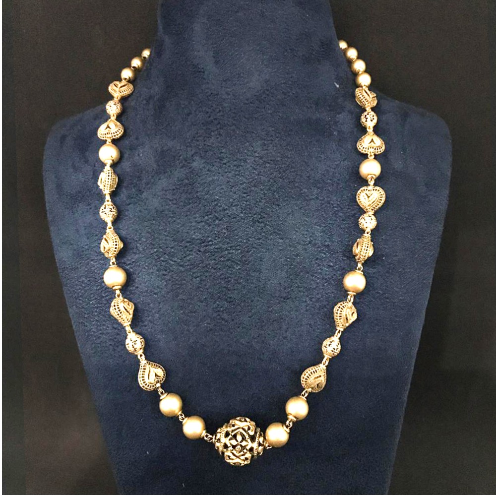 916 Gold Antique Beaded Mala