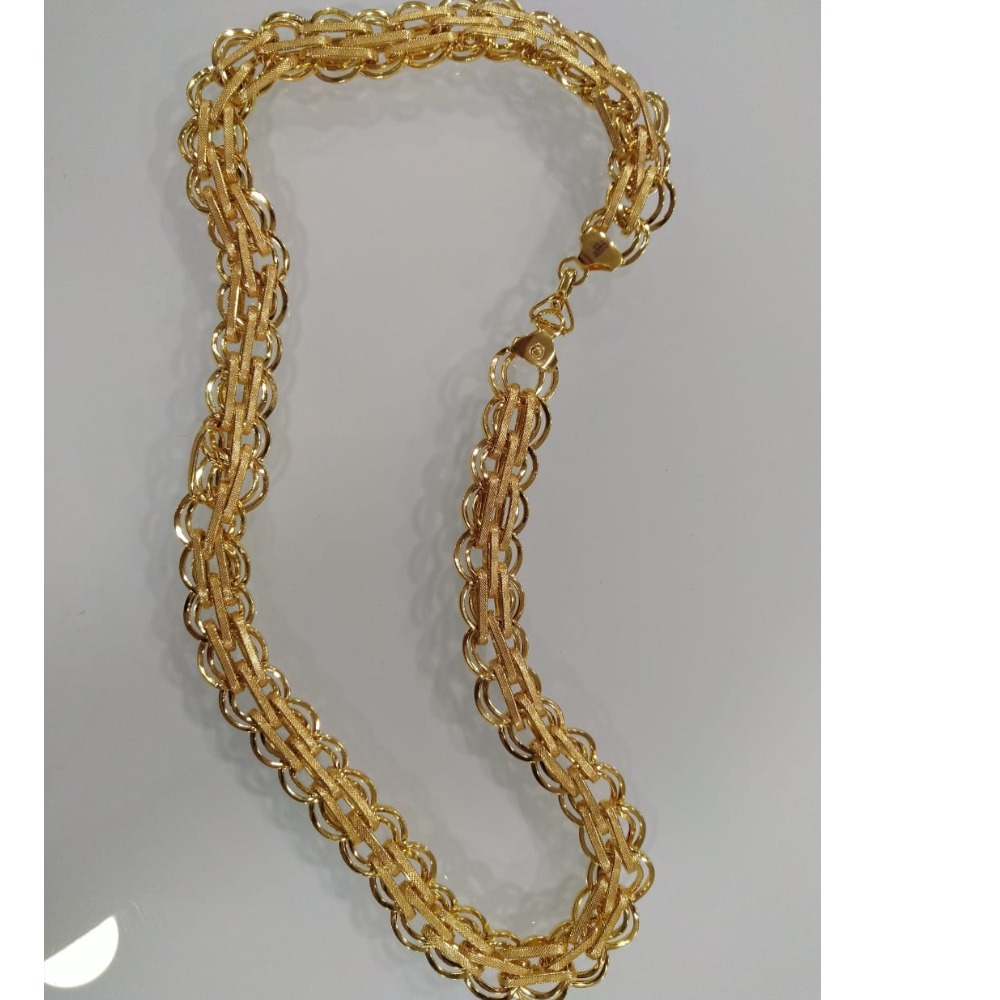 916 Gold Singapuri Gents Thick Chain