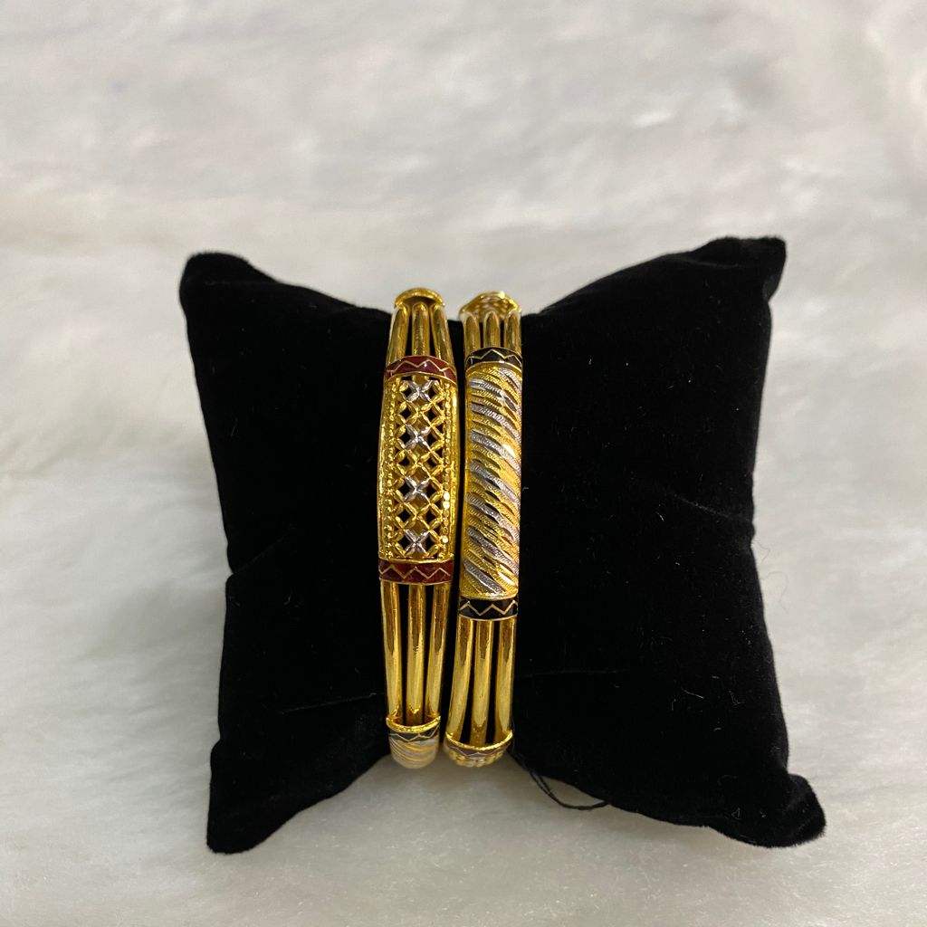 22k gold bangles