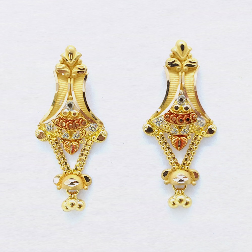 22KT Gold Hallmarked Latkan Earring SK-E029