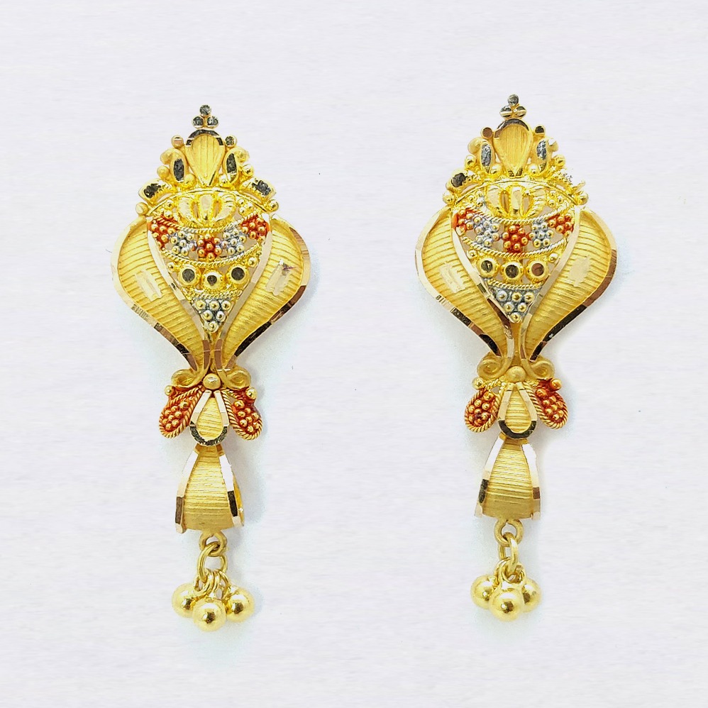 916 gold designer latkan buti with ghughri sk-e024