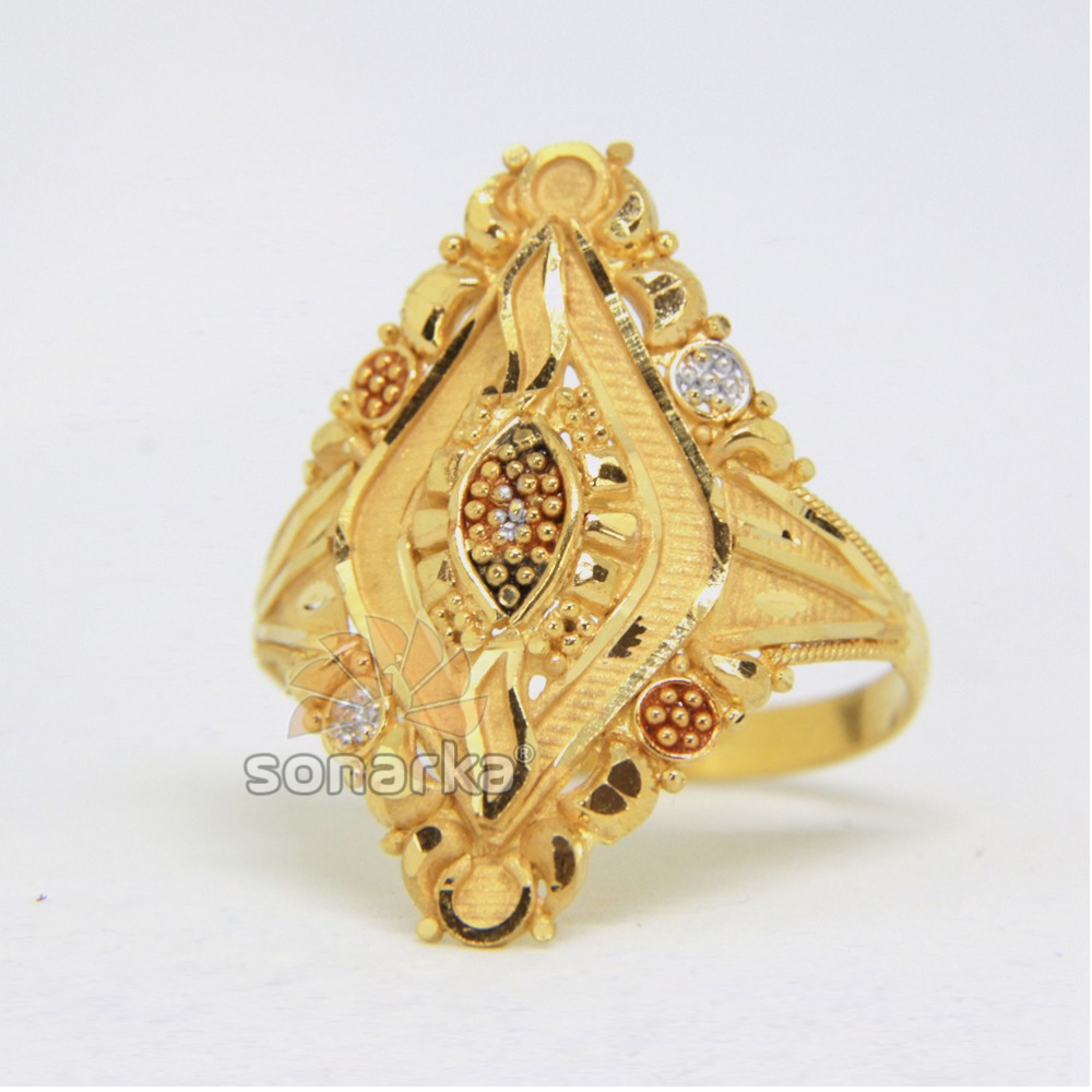 22ct 916 Yellow Gold Ladies Ring