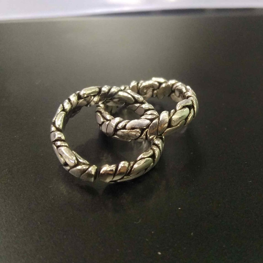 Silver Oxidized Fancy Band Bichiya /Toe Ring For Ladies